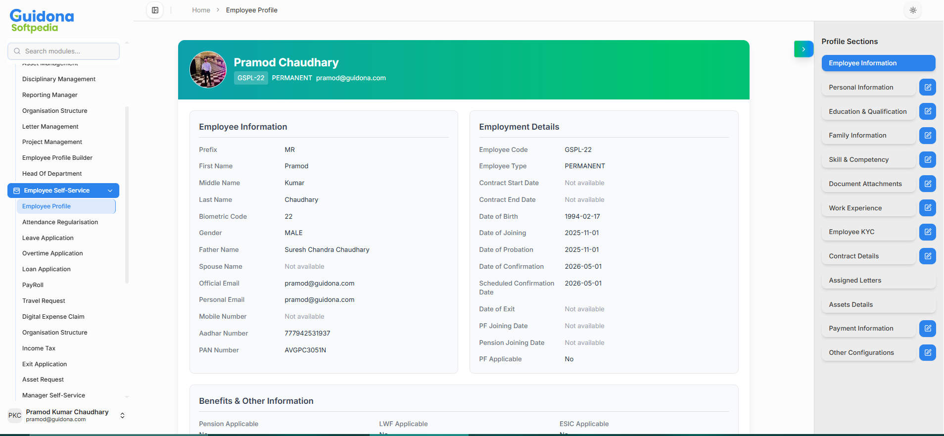 Employee Central screenshot 4