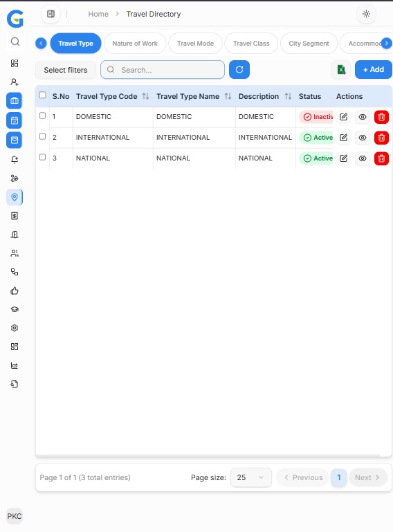 Travel & Expense screenshot